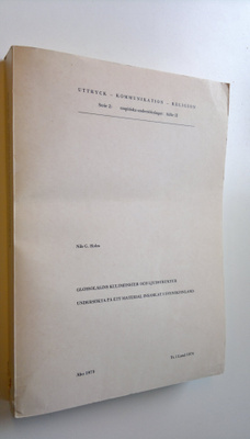 Nils G. Holm : Glossolalins kultmönster och ljudstruktur ...