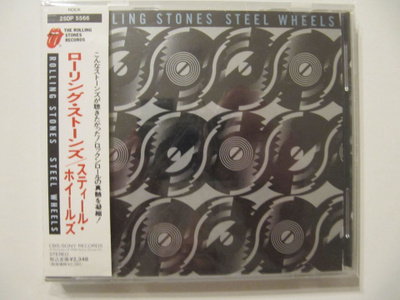 The Rolling Stones Steel Wheels Japanilainen CD OBI