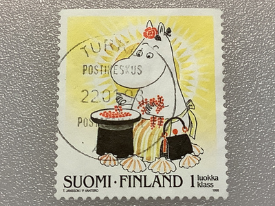 1412/ 1998 Muumeja- Muumimamma o leimattu loisto