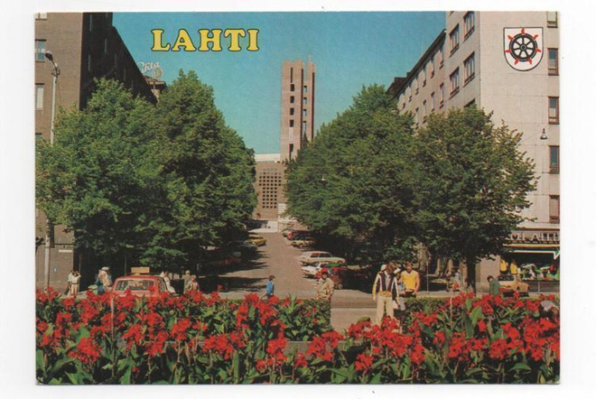 Lahti: Ristin kirkko torilta (vaakuna)