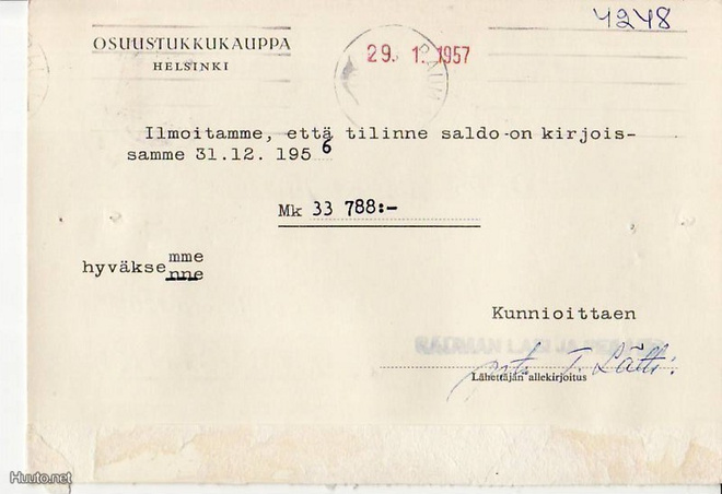 FIRMAKORTTI RAUMA N LASI JA PEILI OY