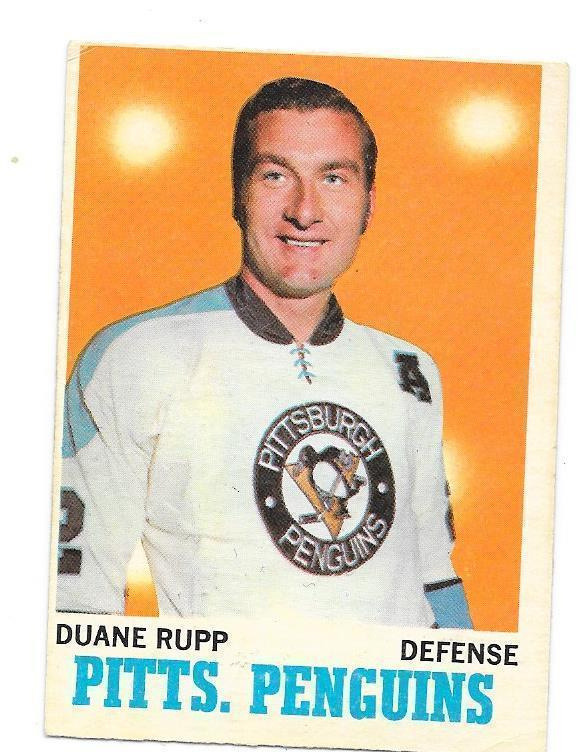 1970-71 OPC #89 Duane Rupp Pittsburgh Penguins