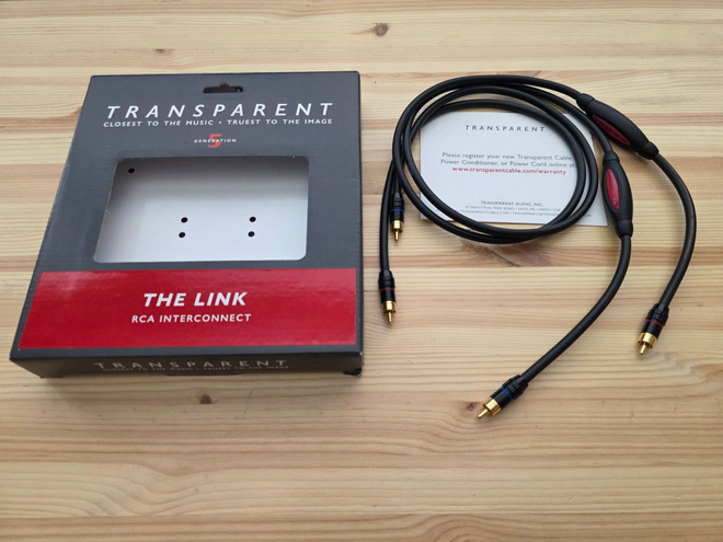 Transparent The Link RCA 1m välikaapelit