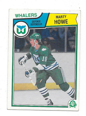 1983-84 OPC #139 Marty Howe , Hartford Whalers
