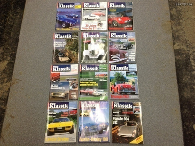 Motor Klassik lehti vuosikerta 1993, 12 numeroa