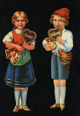 Vanhat isot Hannu ja Kerttu kiiltokuvat 1920-30 lukua