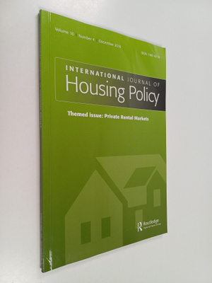 International Journal of Housing Policy volume 10, number...