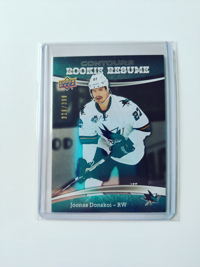 Joonas Donskoi 15-16 UD Contours Rookie Resume /399