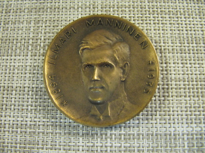 Ilmari Manninen mitali 1935 /Kalervo Kallio 1935.