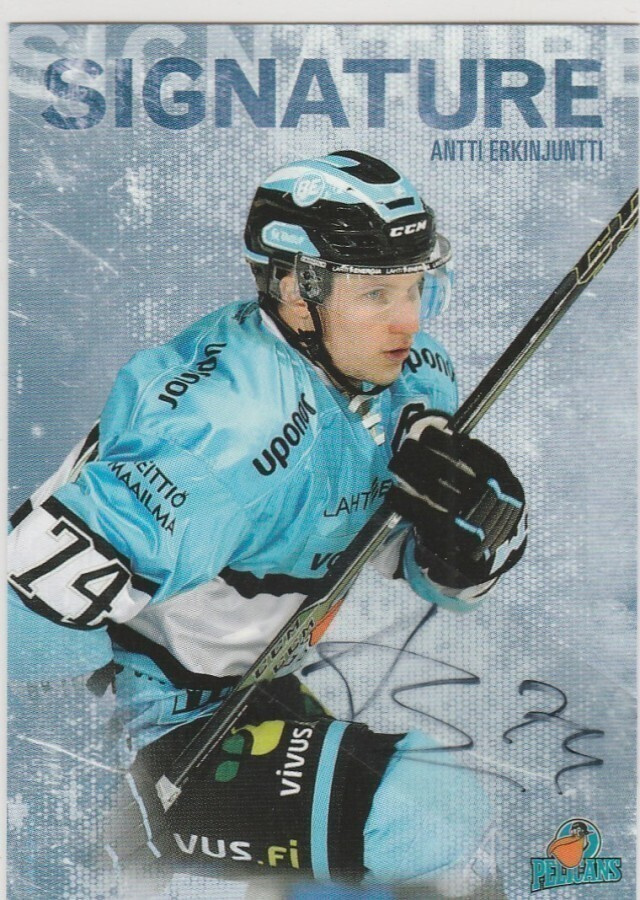 2016/17 Cardset Signature Antti Erkinjuntti , Pelicans