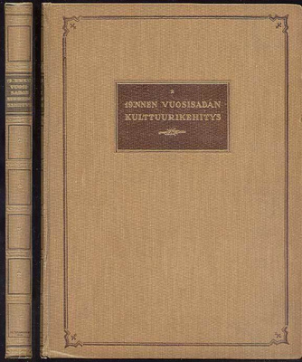 Jaakko Forsman: Yhdeksännentoista vuosisadan kulttuurikehity