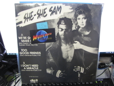 SHE-SHE SAM - WERE GONNA MAKE IT UUSI 12¨MAXI