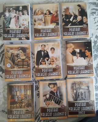 dvd Puhtaat valkeat lakanat, kaikki 9 jaksoa.