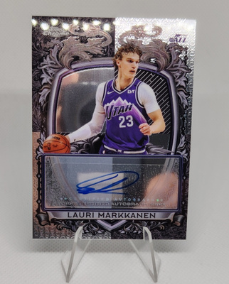 2025-26 Topps Chrome Lauri Markkanen nimmarikortti