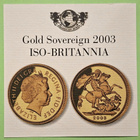 Englanti, PROOF Sovereign 2003 kultaraha. - pikkukuva 3