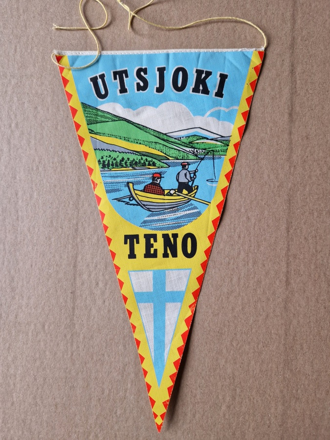 Utsjoki iso  vintage matkailuviiri