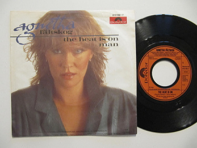 Agnetha Fältskog The Heat Is On / Man 7" sinkku ABBA