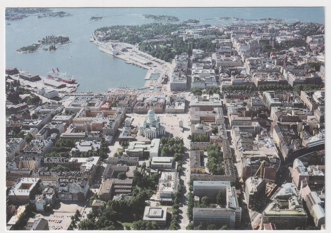 Helsinki: Ilmakuva keskustasta