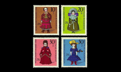 Saksa 571-4 ** Nukkeja (1968)
