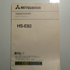 KÄYTTÖOHJE - VIDEONAUHURI MITSUBISHI HS-E82 - pikkukuva 1
