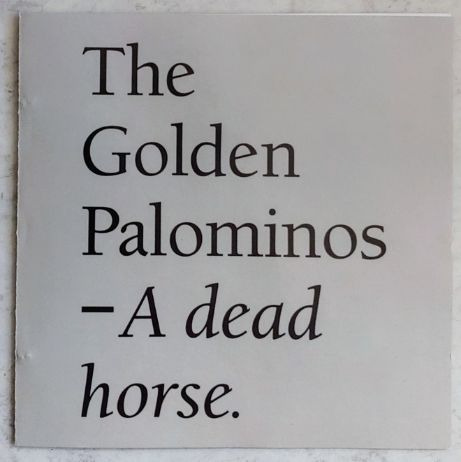 THE GOLDEN PALOMINOS: A Dead Horse – EU CD 1989 Bill Laswell