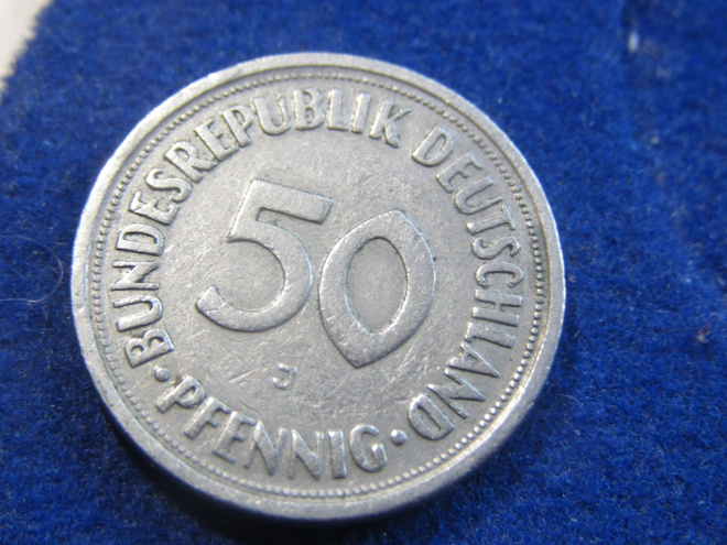50 pfennig 1950J. Länsi-Saksa. West Germany
