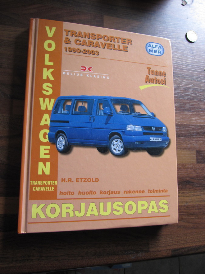 VOLKSWAGEN TRANSPORTER & CARAVELLE 1990-2003 korjausopas