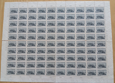 1947 Yleismerkit. 30 mk postiauto arkki. LAPE 327**