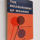 Charles Osgood : The measurement of meaning - pikkukuva 1