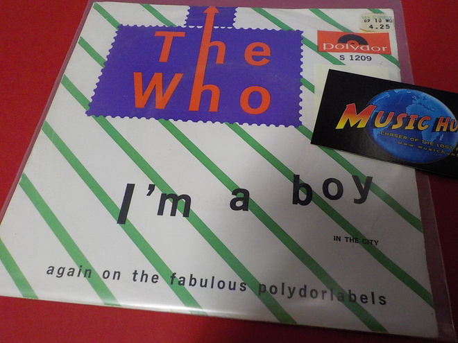 THE WHO - I'M A BOY / IN THE CITY EX+/EX 7'' SINGLE