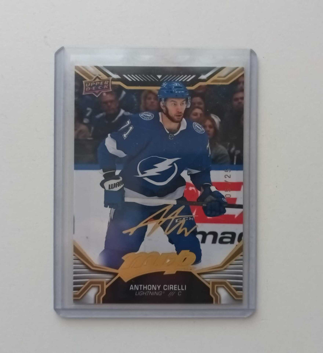 22-23 UD MVP Anthony Cirelli Super Script /25