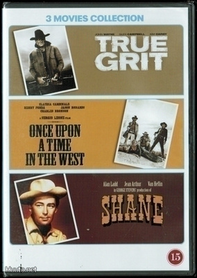 Shane / Kova kuin kivi / Huuliharppukostaja (3DVD)