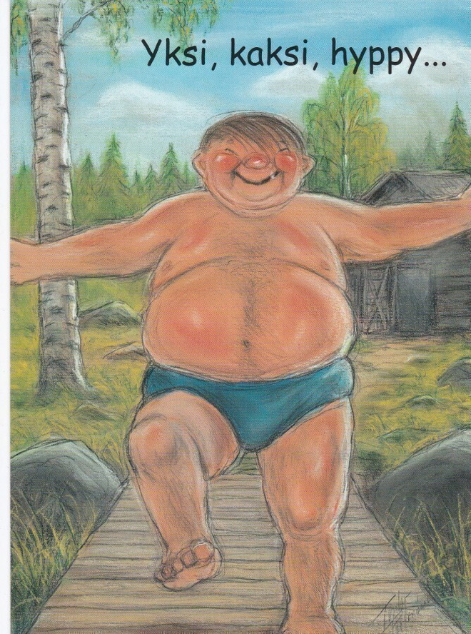 TERHO PELTONIEMI - ISÄNTÄ MENOSSA UIMAAN - 1