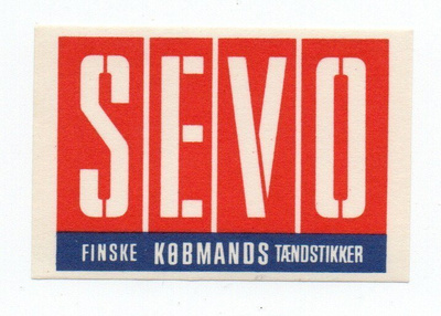 Tulitikkuetiketti. SEVO