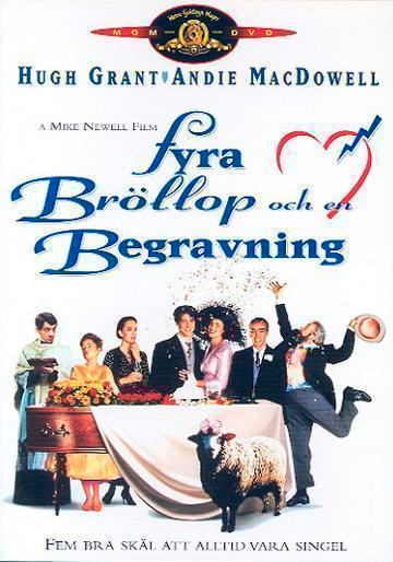 Fyra Bröllop Och En Begravning -  DVD