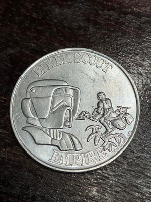 Star Wars Biker Scout kolikko, Kenner 1984