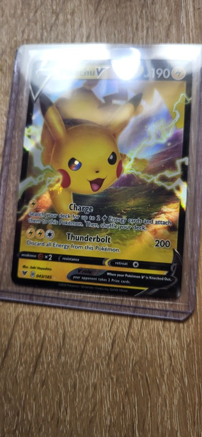 Pikachu V #43 Pokemon Vivid Voltage Ultra Rare card