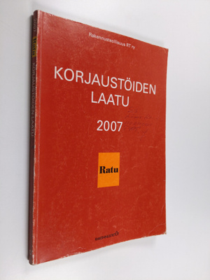 Korjaustöiden laatu 2007