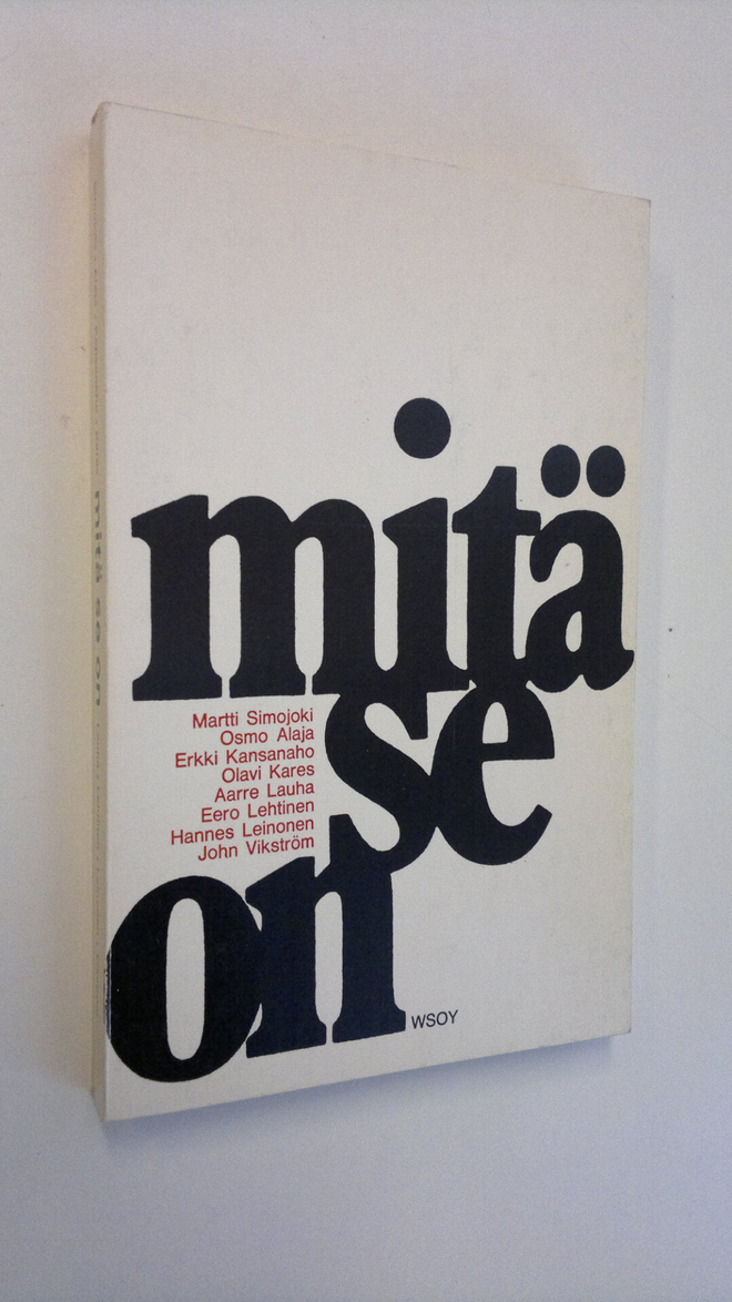 Olavi (toim.) Kares : Mitä se on : Suomen piispojen synod...