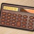 Sharp EL-869H-RD vintage-taskulaskin aurinkokennolla - pikkukuva 4