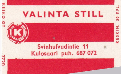 Helsinki, Valinta Still, Kesko    4/16