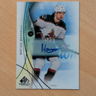 2024-25 SP Game Used Matias Maccelli Blue Auto - pikkukuva 1