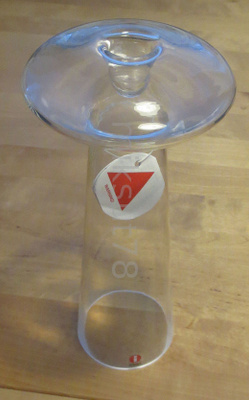 Iittala Atlas kynttilänjalka / kääntömaljakko KIRKAS *UUSI