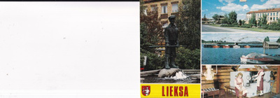 Lieksa, vaakuna, sommitelmakortti , b620