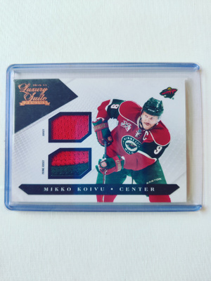 Mikko Koivu - 10-11 Panini Luxury Suite Jersey /150