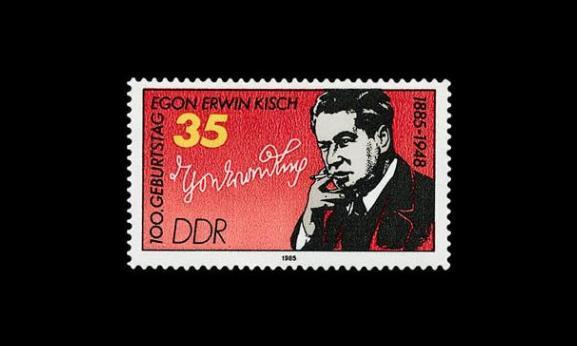 DDR 2940 ** Egon Erwin Kisch, kirjailija (1985)