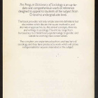 Nicholas Abercrombie: The Penguin Dictionary of Sociology - pikkukuva 2