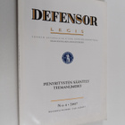 Defensor Legis : Suomen asianajajaliiton äänenkannattaja ... - pikkukuva 1