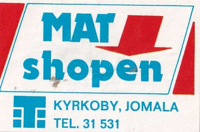 Kyrkoby, Jomala, MAT shopen.    s68