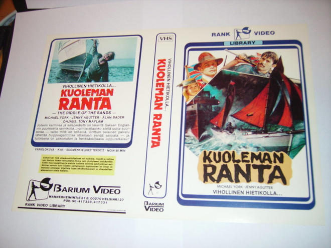 Vhs kansipaperi Fix - KUOLEMAN RANTA (Sis.postikulut)